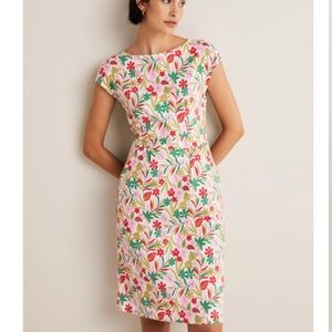 NWT Boden florrie jersey floral dress with pockets! Size 12r
